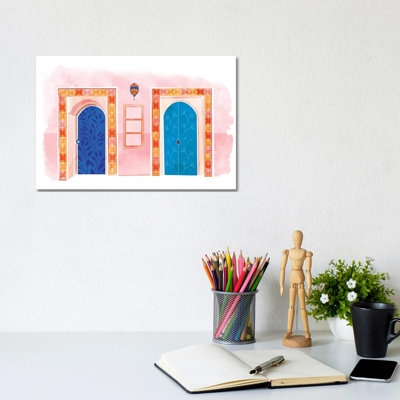 Neighbors - Wrapped Canvas Painting