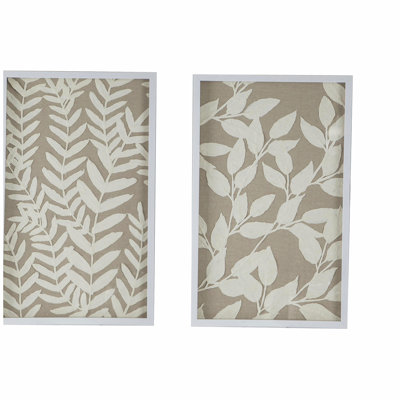 Décoration murale S / 2 Shadow Box, 19,5 x 1 x 31,5 po