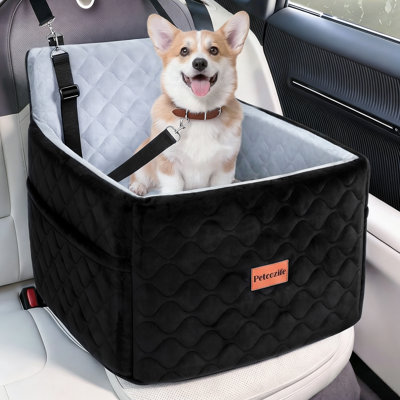 Dog Car Seat For Dog Cat Pet, Dog Booster Car Seat, Travel Safety Seat For Front/Back Seats