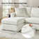 Chifley 85" Slipcovered Down Fill Sofa with Interchangeable Chaise Lounge