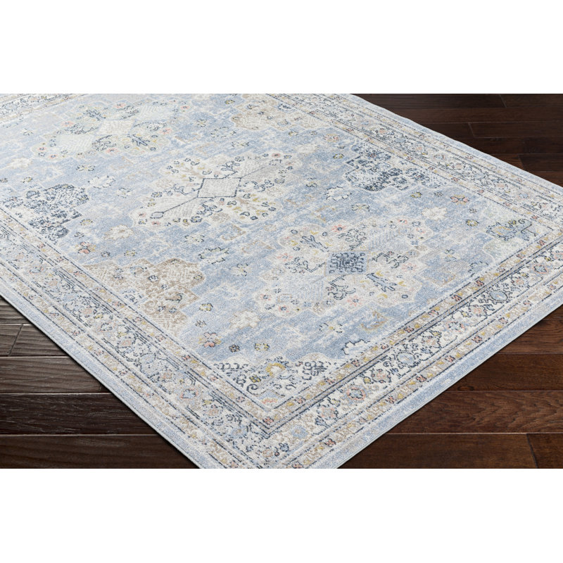 Omama Oriental Indoor Rug, Rectangle 5'3" x 7'