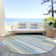 Malchow Washable Striped Indoor / Outdoor Rug