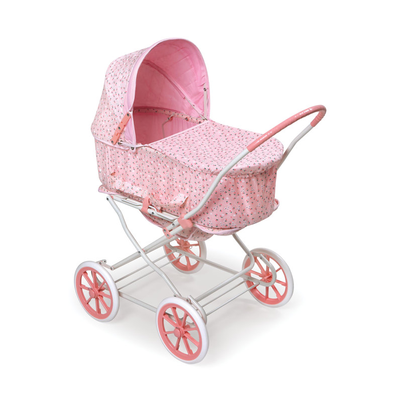 Just Like Mommy 3-In-1 Doll Stroller, Pink Rosebud