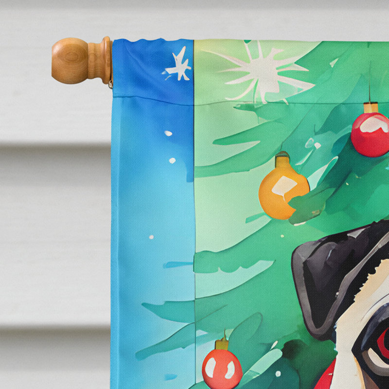 Double Sided Polyester Christmas, 40'' H x 28'' W