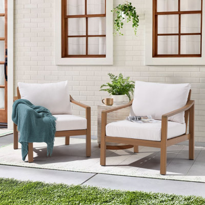 Chaise d'extérieur avec coussins Vanover