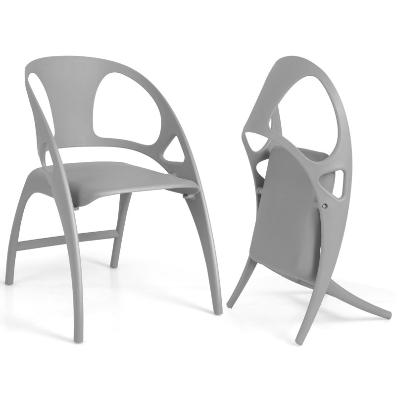 Murraysville 17.5'' H Folding Side Chair, Gray