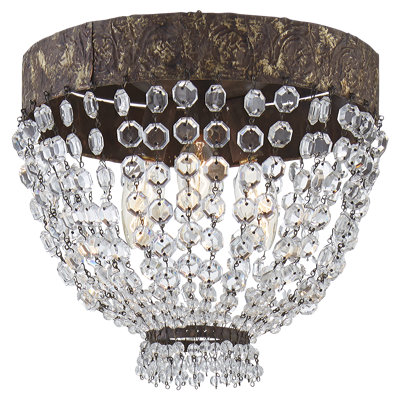 Visual Comfort 3 Light Flush mount