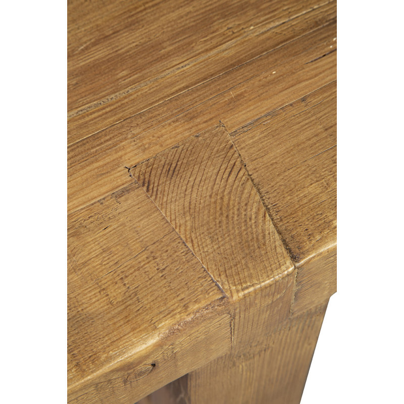 Ranger Solid Pine Rustic Brown Square End Table