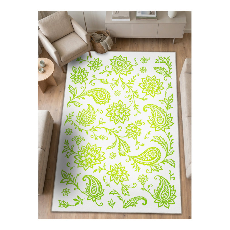 Tapis tissé à la crème Mosso, 3'11" x 5'11"