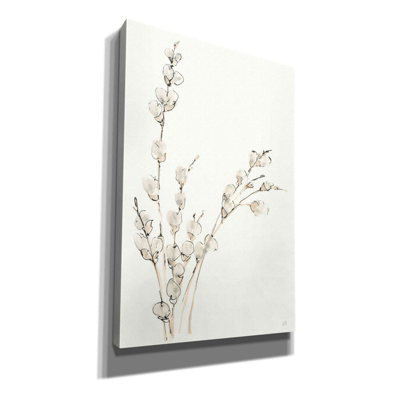 «Pussy Willows V On Canvas» par Chris Paschke, reproduction, H 18 po x l 12 po x P 0,75 po