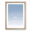 Crescent Moon in a Blue Sky in Abstract - Picture Frame Graphic Art Print-55682816-55682817