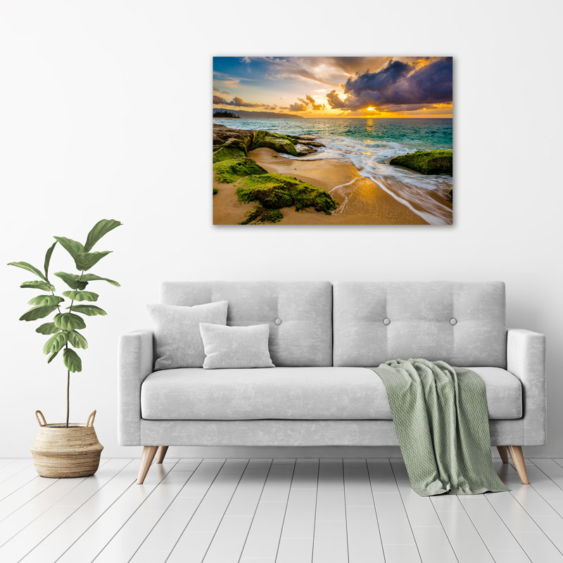 Sunset Sea - Wrapped Canvas Print