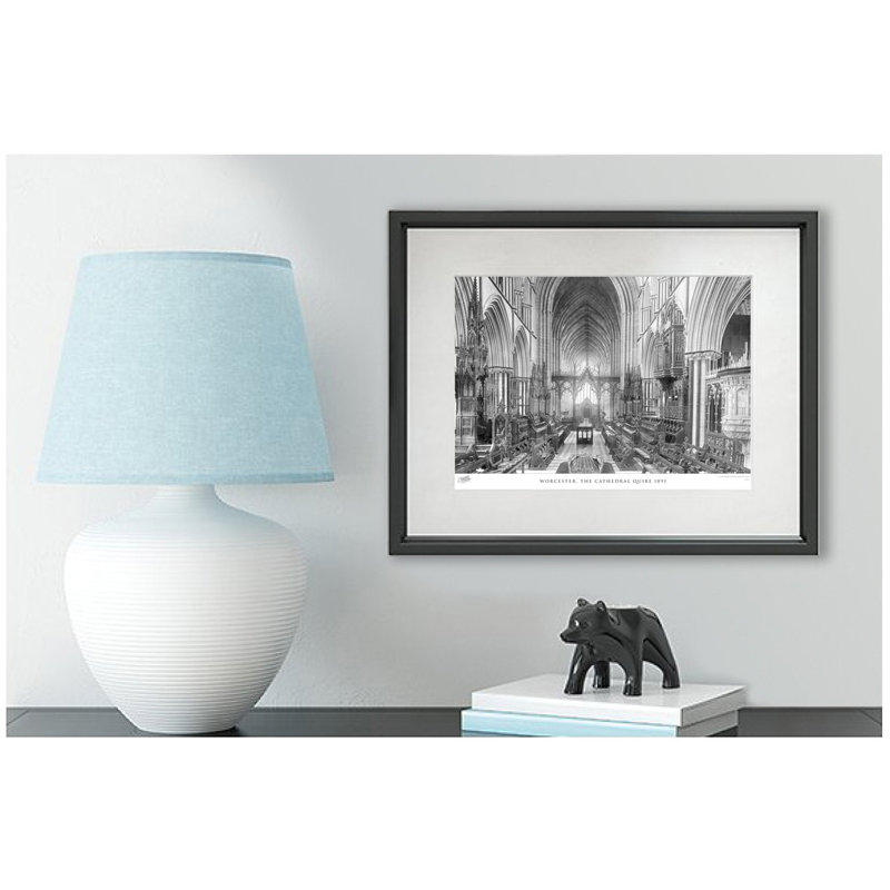 Worcester, The Cathedral Quire 1891 by Francis Frith - Single Picture Frame Print, 60cm H x 80cm W x 2.3cm D