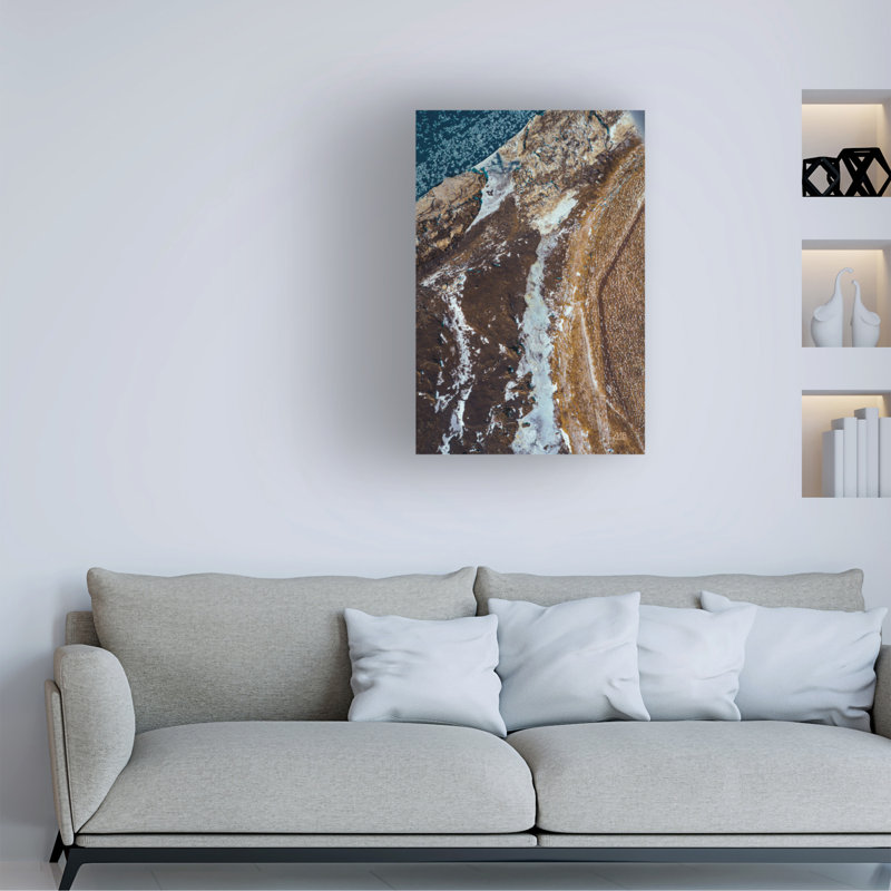 Œuvre d'art sur toile, Bolic Max Blakesberg, Islande par dessus II, H 32 po x l 22 po