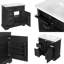 Meuble-lavabo autoportant de 36 po avec lavabo en céramique, porte à fermeture en douceur et 4 tiroirs, 36 po-522735730
