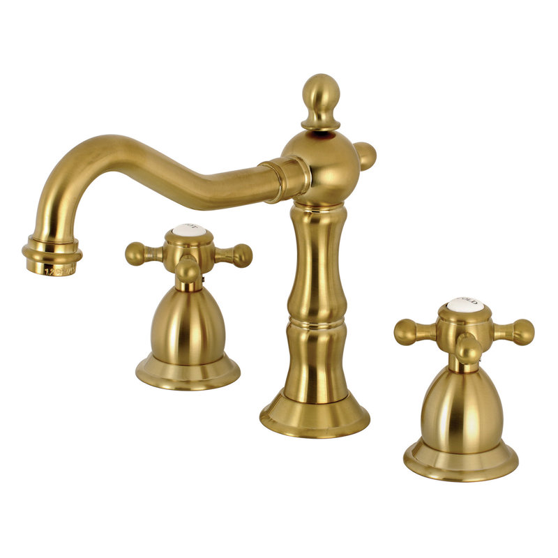 Robinet de salle de bain surdimensionné Heritage, Laiton satiné