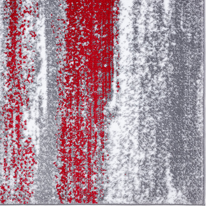 Elkmont Abstract Indoor Rug, Rectangle 4' x 5'