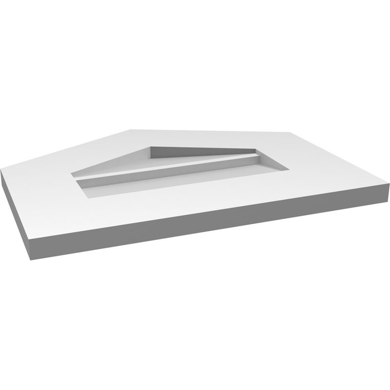 Ventilateur à pignon en uréthane non-fonctionnel Signature, H 14 po x l 18 po x P 1 po