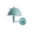 Élégante lampe murale turquoise, corps en métal, 7,9 po x 11,4 po x 9,4 po | Taille du capuchon: 7,9 po, plaque de base: 3,9 po | Douille E14 (40 W maximum), éclairage élégant pour la décoration intérieure, IP20 pour une utilisation intérieure-1281317877