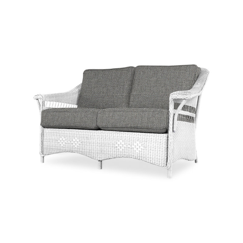 Nantucket Outdoor 2 - Seat, White, Sandberg Navy