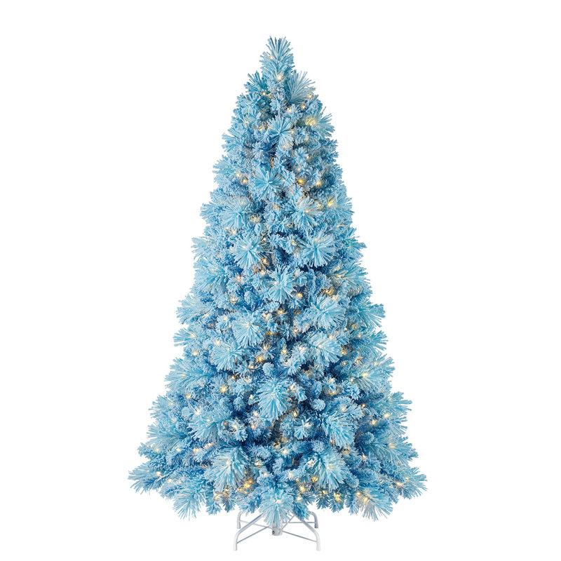 The Holiday Aisle® Rotating Tree Stand Base w/Snowdrift 6.5' Pine Christmas Tree