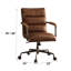 Fauteuil de conférence en cuir véritable Springtown-33391522
