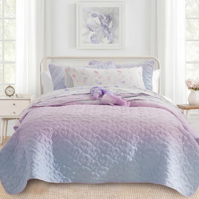 SCHNAUZER HOME Quilts for Full/Queen Bed Colorful Bedspreads Soft Bed Summer Lightweight Bedspread Comforter Modern Style Pattern Coverlet for All Season 3 Pieces (1 Quilt, 2 Pillow Shams) | Bedspreads, Quilts Set, 3 Pieces