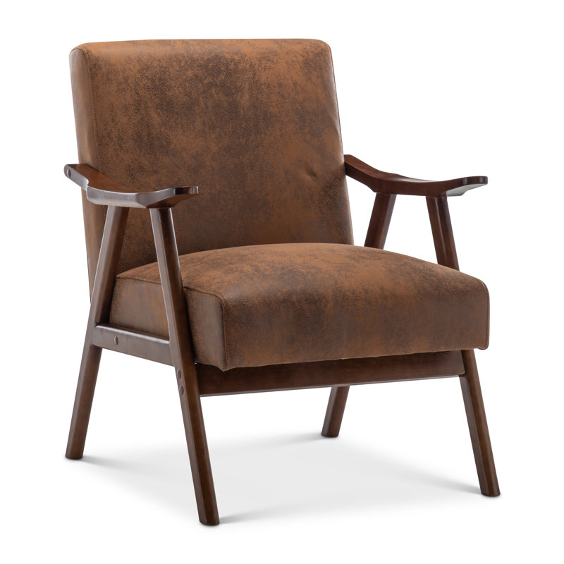 Hoya 75Cm Wide Armchair, Brown
