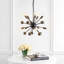 Luminaire sphère suspendu unique 10 lumières Ibraheem