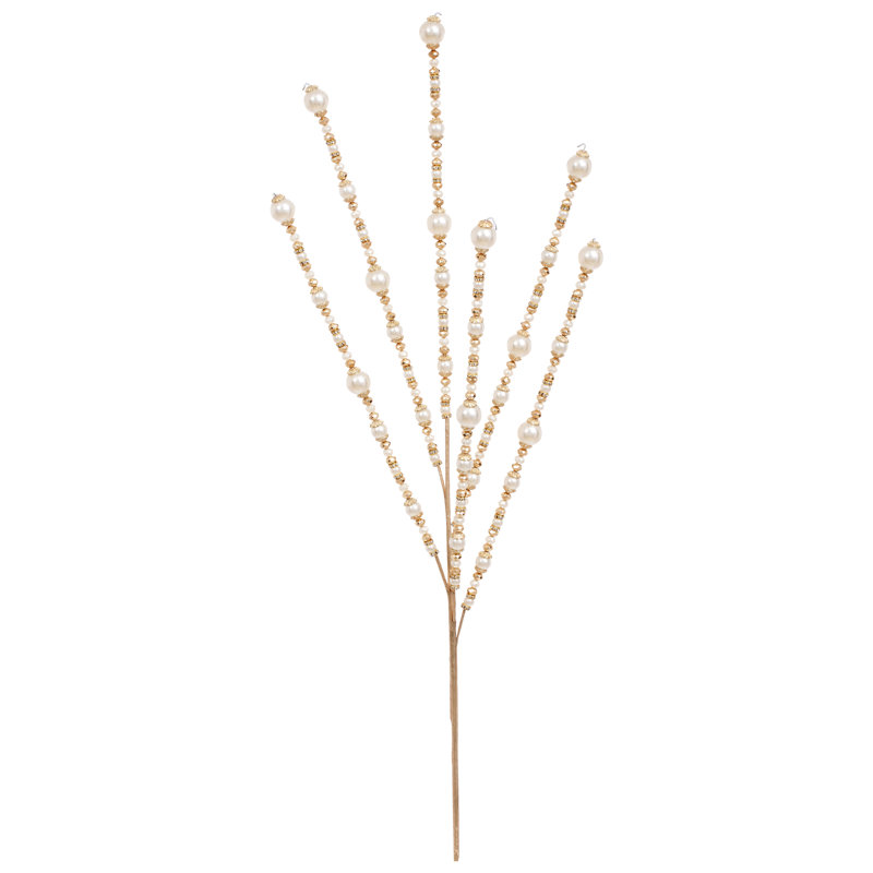 Elegant Pearl Stem Spray, 30.5 Inches