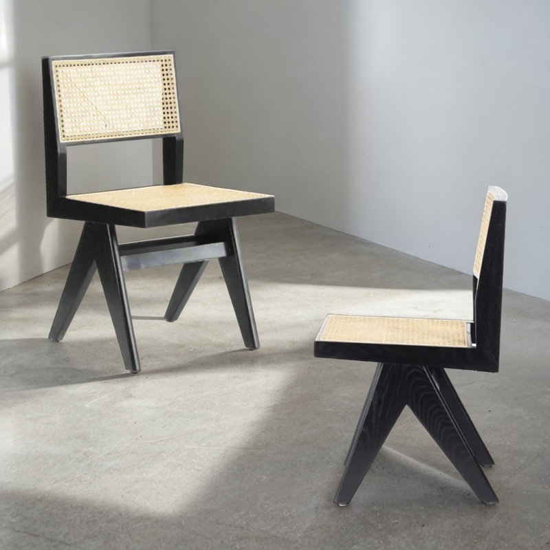 Chaise de salle à manger Brijido, Noir