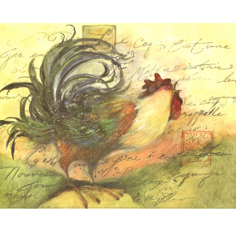 Le Rooster III, H 19 po x l 24 po