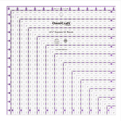 OmniCraft 12-1/2" Square-Up Quilting Ruler