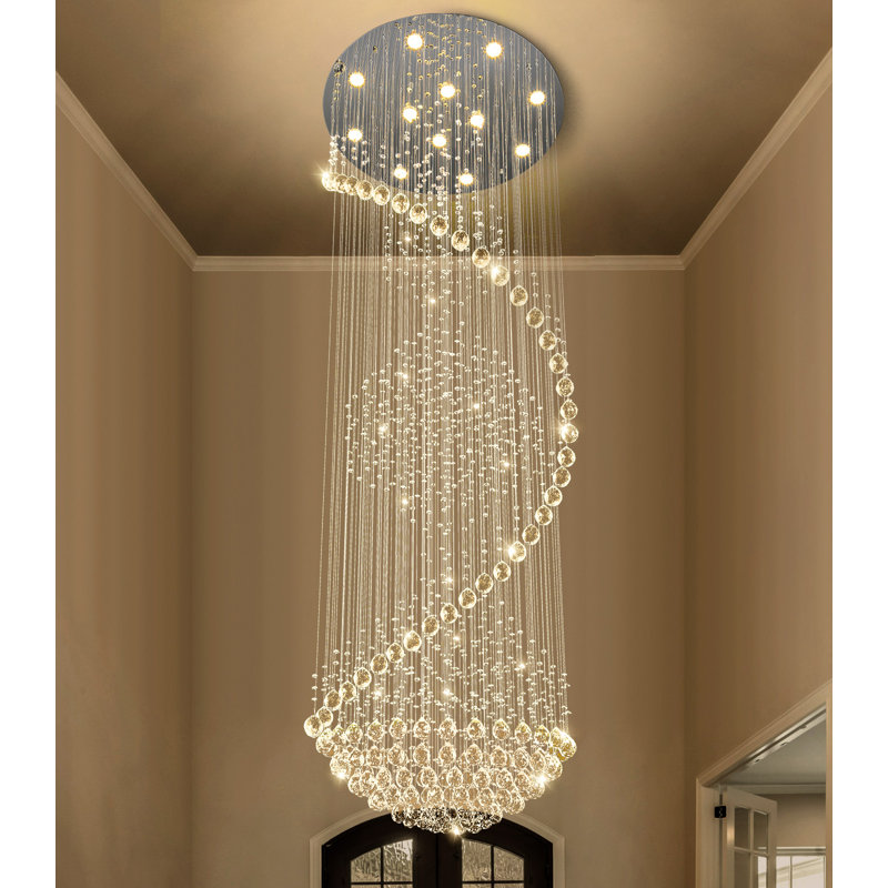 Lustre en cristal moderne Glam