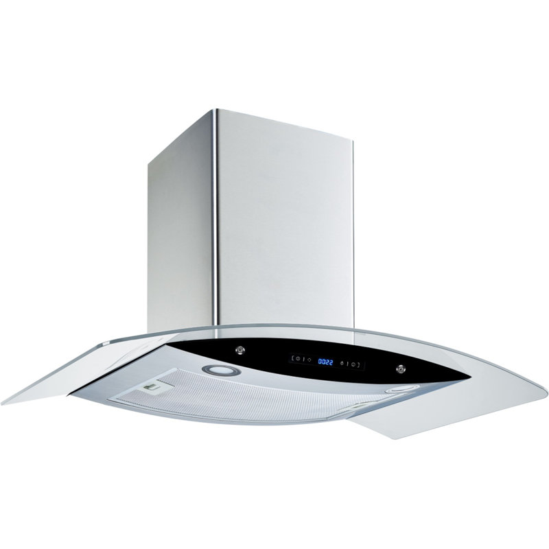  W102B Series 30" 600 CFM Convertible Wall Mount Range Hood in Stainless Steel
