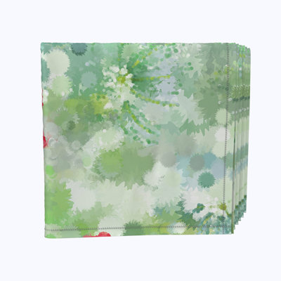Polyester Abstract Square Napkin