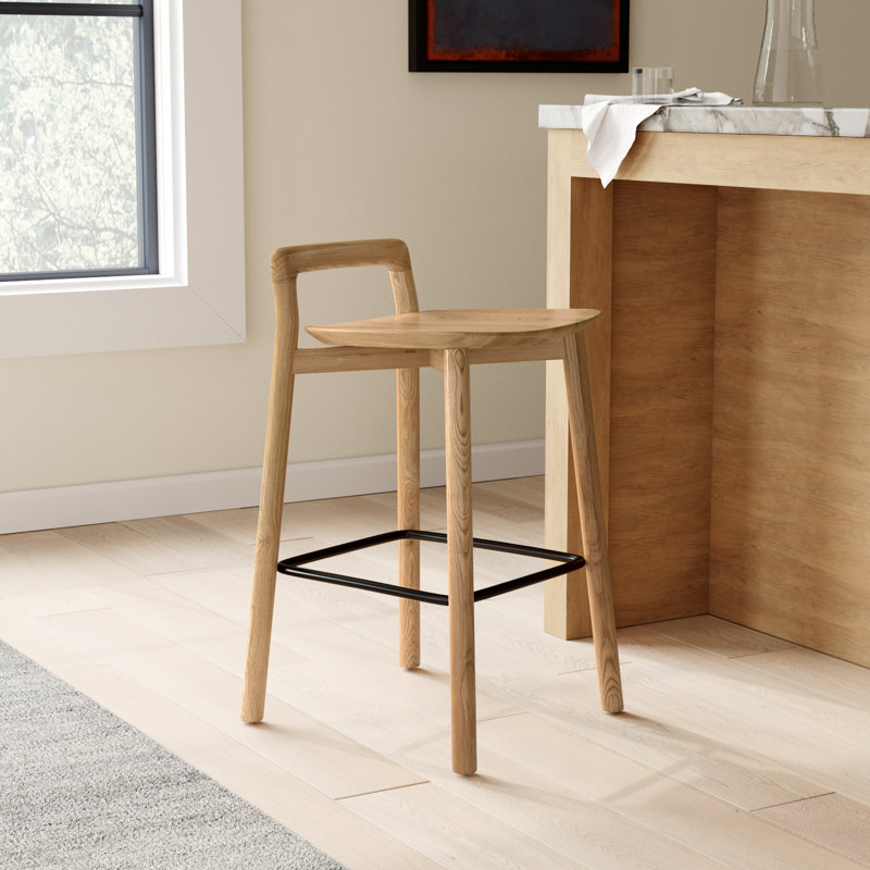 Palmer Solid Wood Counter Stool