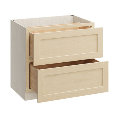 Armoire de cuisine au sol avec 2 tiroirs