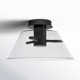 Hales - 17 Inch LED Semi Flush with Clear Glass