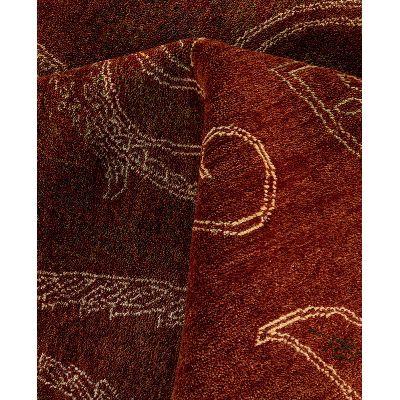 Overdyed One-of-a-Kind 8' 3" X 10' 4" Hand Knotted Area Rug