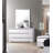 Fenner 5 Piece White with LED Lighting Bedroom Set -22792677
