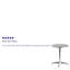 Round Aluminum Indoor-Outdoor Table with Base-374945427