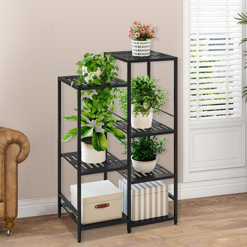 Support pour plante d'intérieur ou d'extérieur en métal