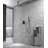 Ceiling Mounted Shower System Combo Set with Handheld and 16"Shower head-129590038