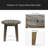 Outdoor 16" Acacia Wood Side Table-2069101087