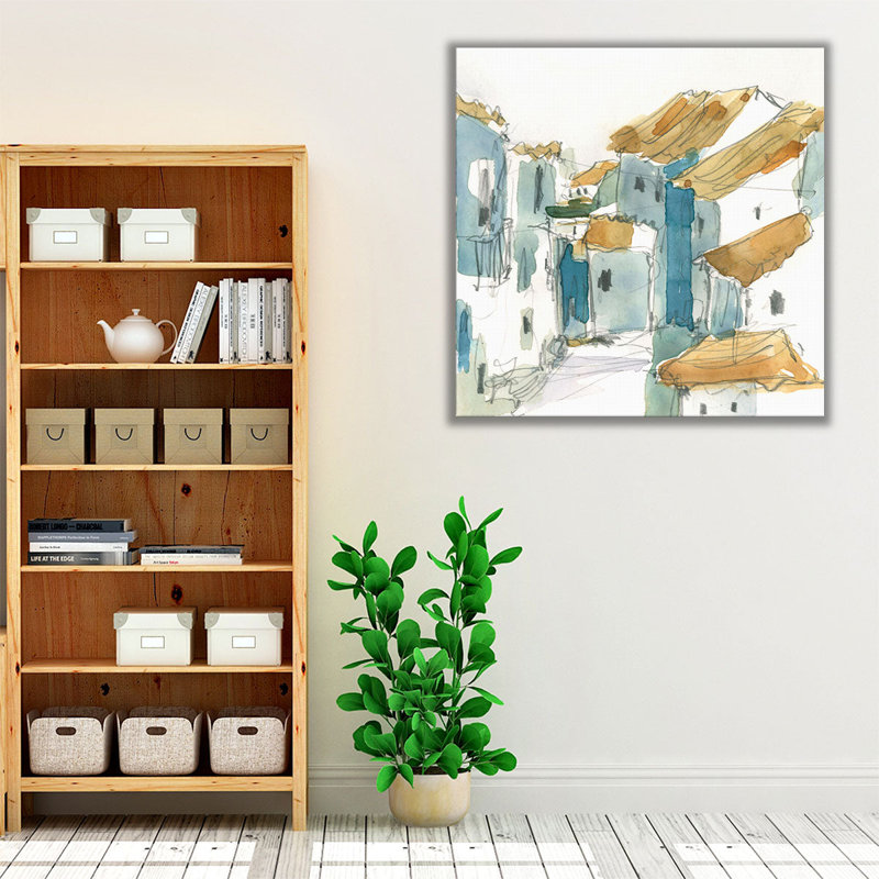 «Nerja Moment II», reproduction d'art sur toile, H 12 po x l 12 po