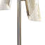 Lampe de table Spark 23 pouces avec base en métal et 2 abat-jours géométriques en acrylique, doré