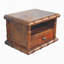 Table de chevet murale en bambou