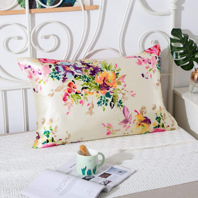 Silk Satin Floral