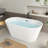 54'' x 29'' Freestanding Soaking Acrylic Bathtub-81515706